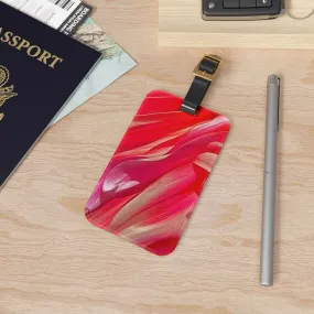 Ribbons of Color Floral Luggage Tag | Personalized Tags with Business Card Insert | Luggage Travel Tag | Accessories | Martha's Vineyard |
